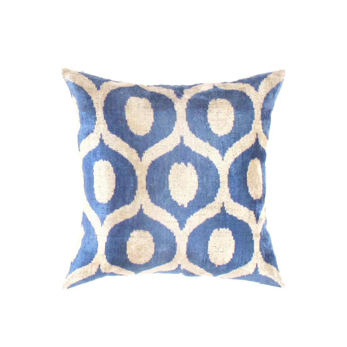 Canvello Turkish Blue Farmhouse Throw Pillows - TI 91