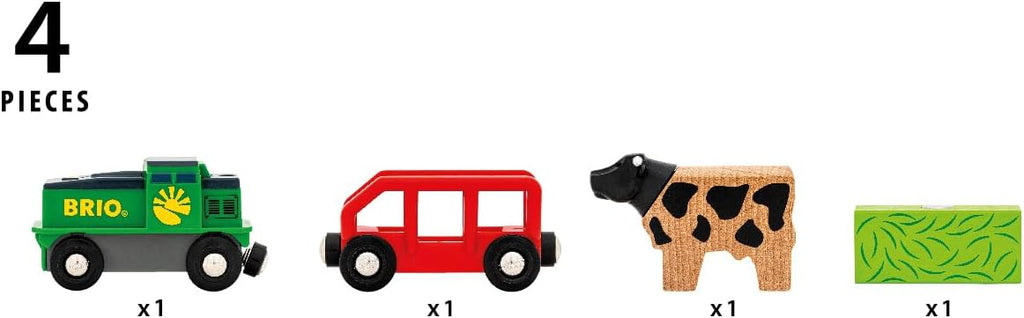 BRIO Farm Battery Train (36018)