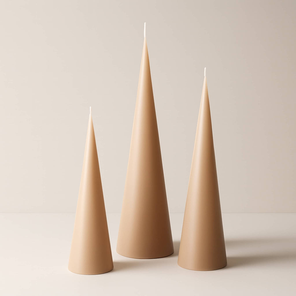 Sculptural Decorative Candle | Pinnacles | Pure Beeswax