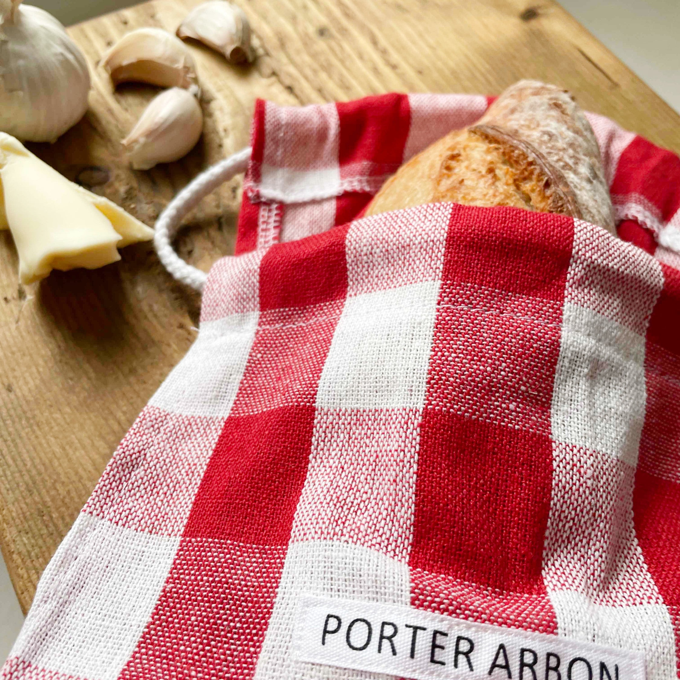 Baguette Bag - Red Gingham