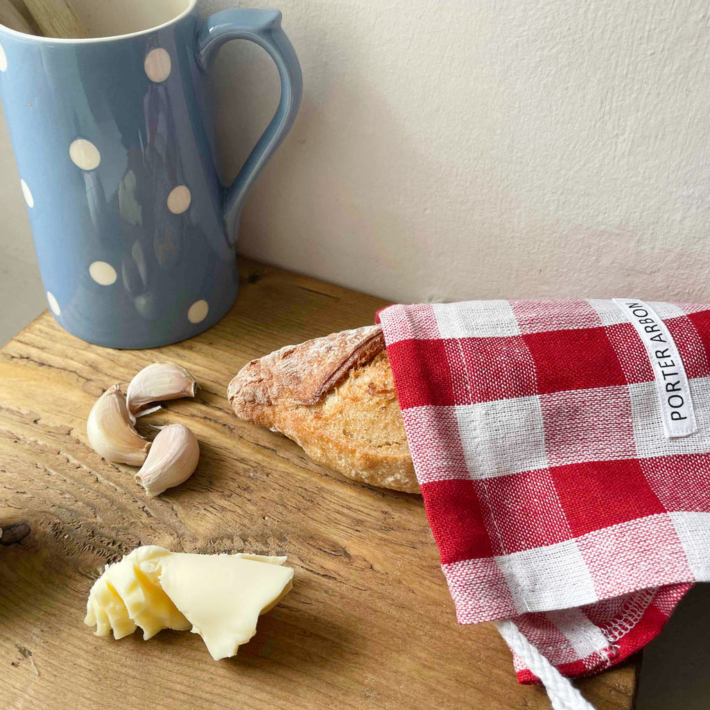 Baguette Bag - Red Gingham