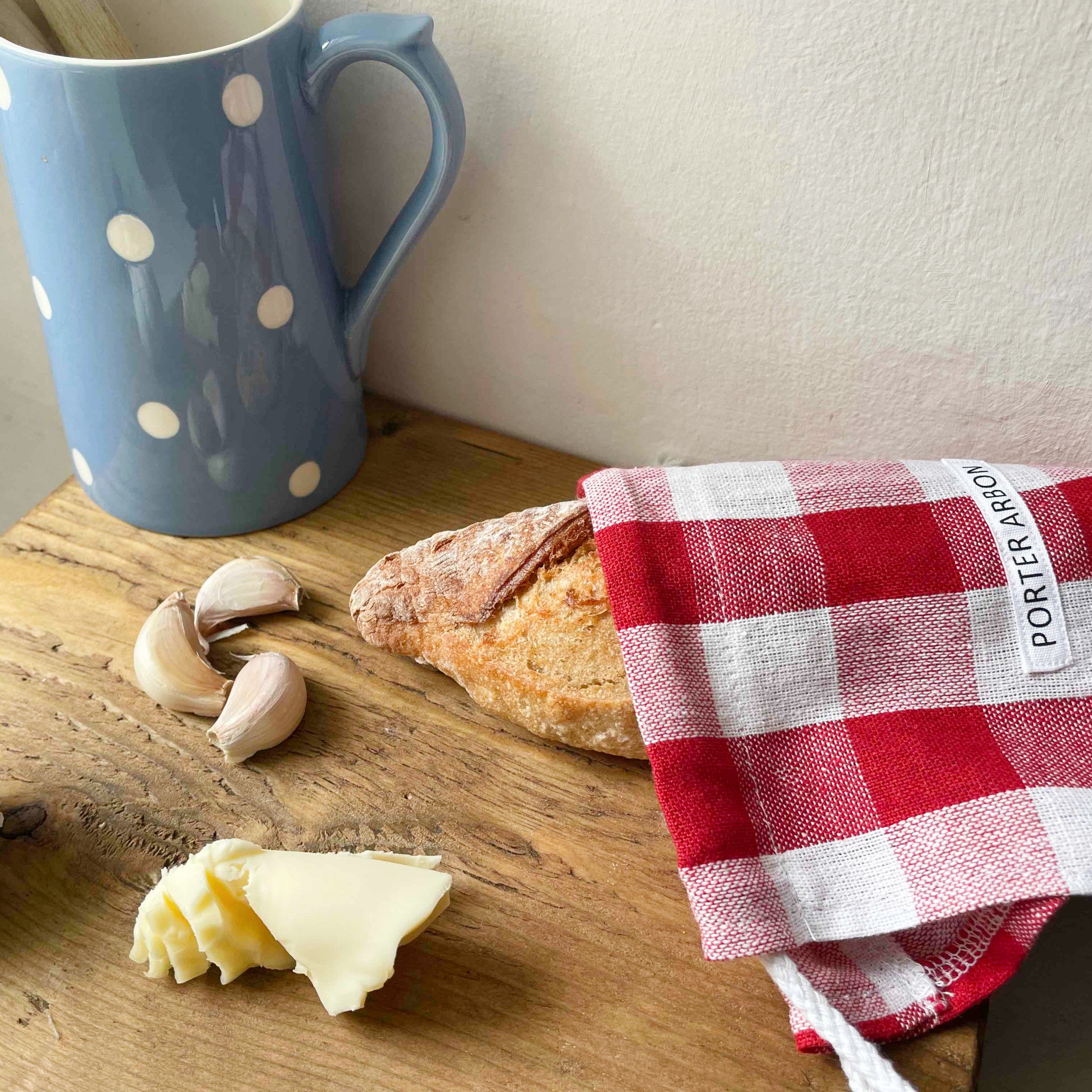 Baguette Bag - Red Gingham