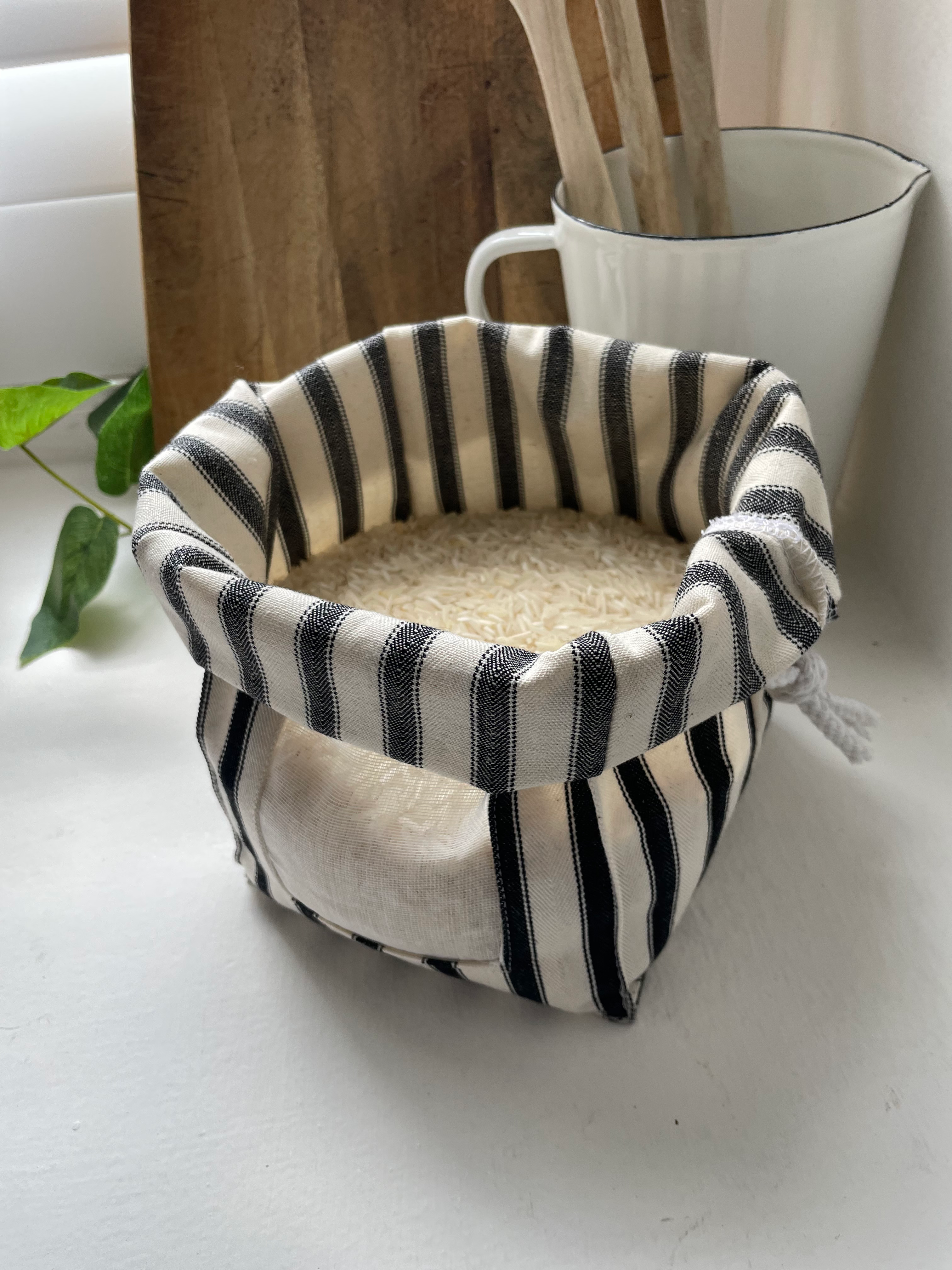 LINEN FOOD SACK - Red Gingham
