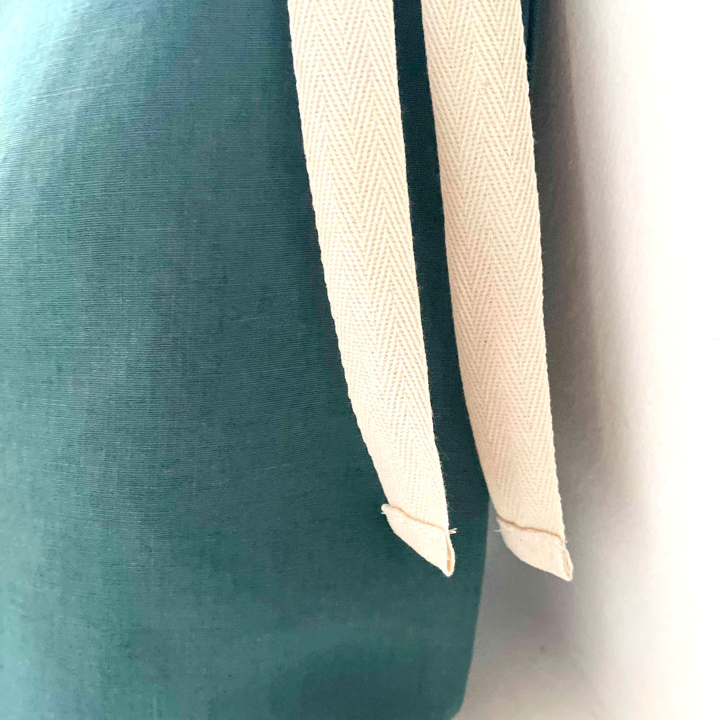 FRENCH LINEN BREAD SACK - TEAL