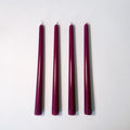 Coloured Beeswax Taper Candle | Pink Orchid