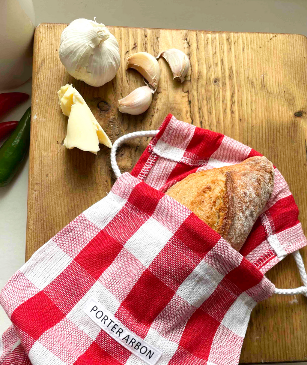 Baguette Bag - Red Gingham