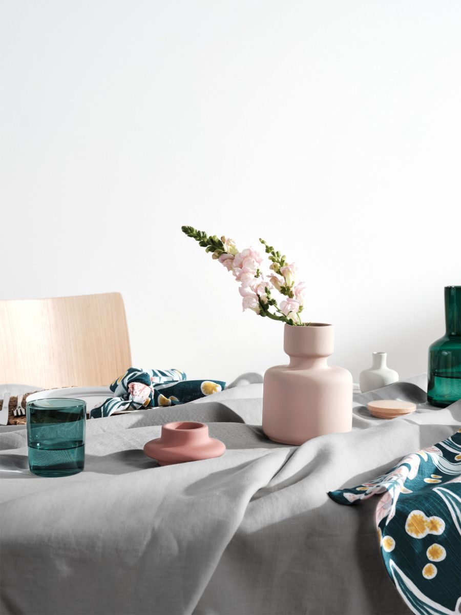 Grey Linen Table Cloth
