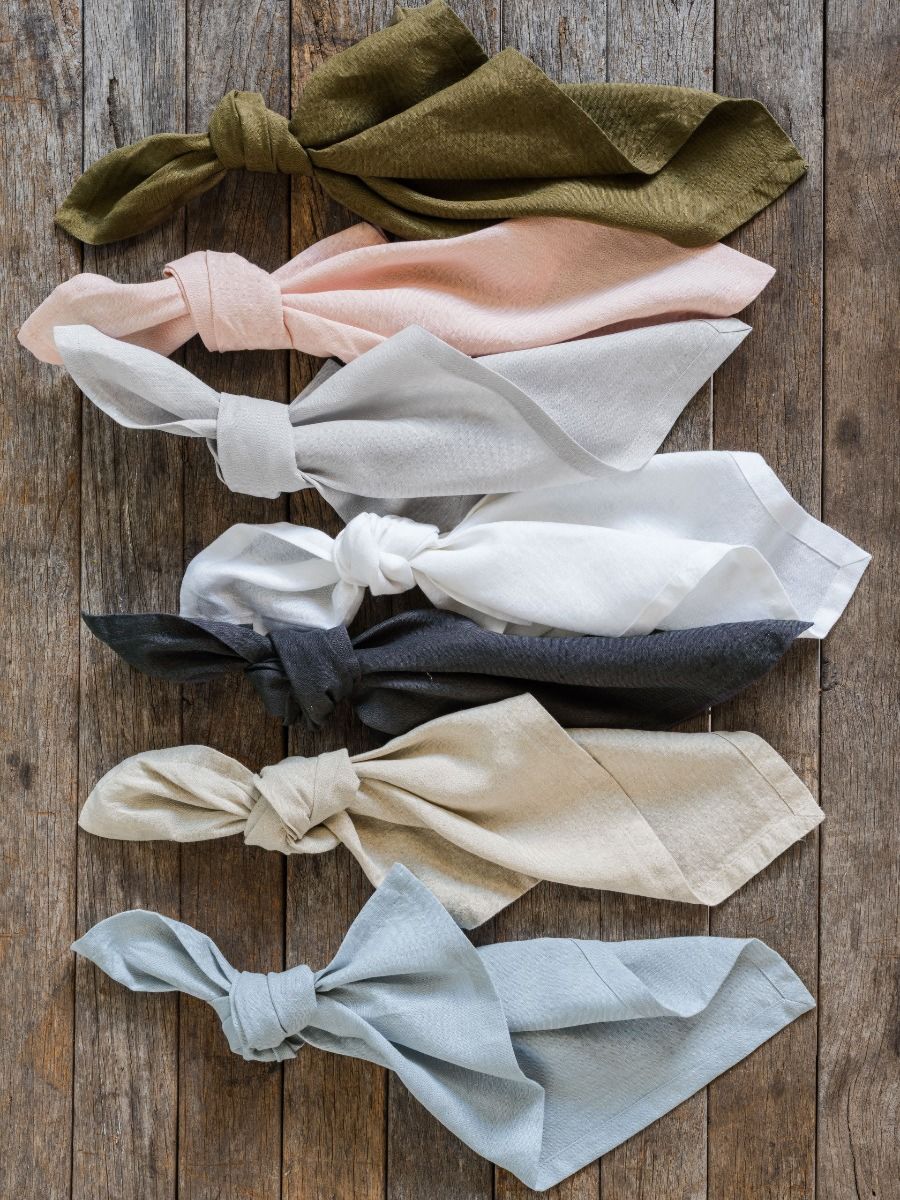 Beige Linen Napkin Set