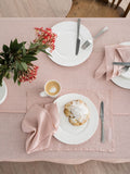 Peach Linen Table Cloth