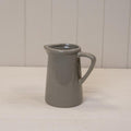 Medium Grey Ceramic Jug Td8cm H14cm B11.5cm