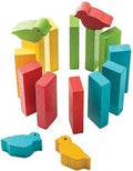 Oku plan toys wooden bird tower 16-piece